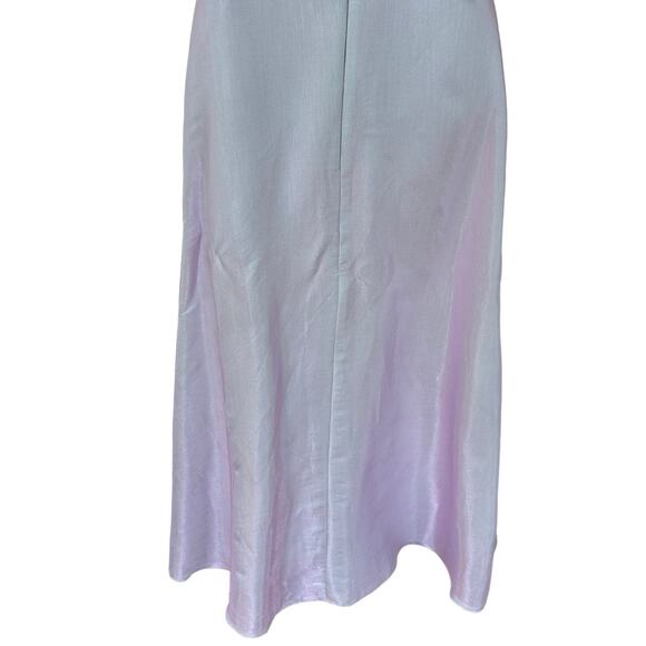 Vintage Jessica McClintock Gunne Sax Prom Dress Light Purple Iridescent Size 3 - Picture 9 of 11
